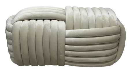 Bancheta catifea crem | Mobilier nautical CreativDeco [8]