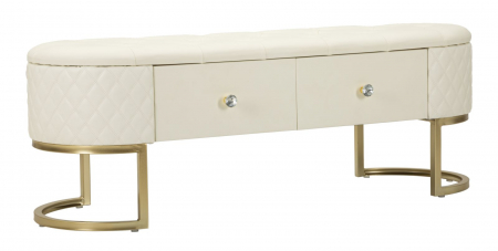 Banchete, Bancute - Bancheta tapitata cu sertare | Mobilier multifunctional