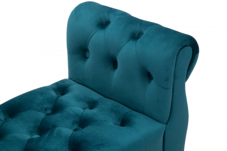 Bancheta eleganta catifea verde Paris | creativdeco.ro [5]