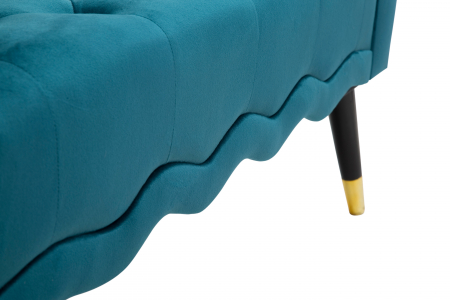 Bancheta eleganta catifea verde Paris | creativdeco.ro [6]