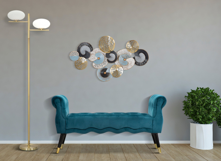 Bancheta eleganta catifea verde Paris | creativdeco.ro [1]