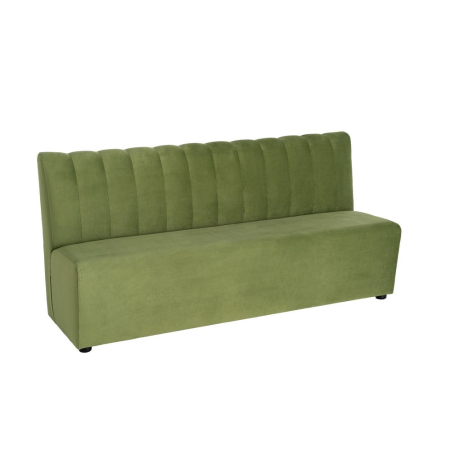 Mobilier - Banchetă tapițată din stofă verde pentru dining și lounge