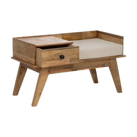 Băncuță mango sertar șezut tapițat [2]