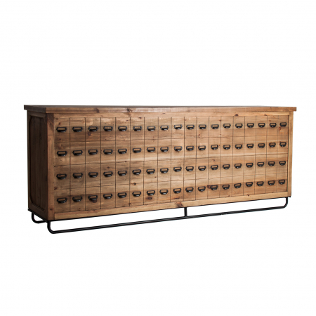 Bar industrial lemn reciclat maro|Baruri robuste [1]