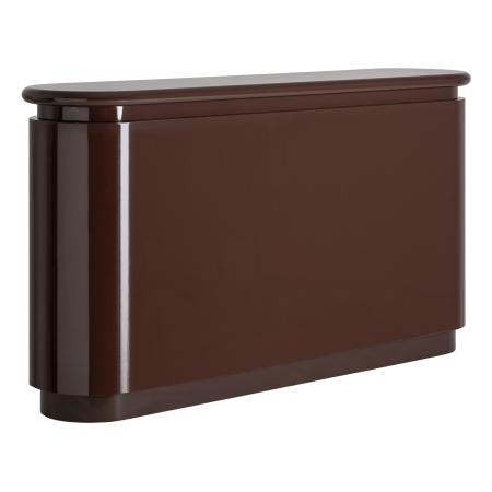 Mobilier bar - Bar lemn MDF maro lucios Mieussy