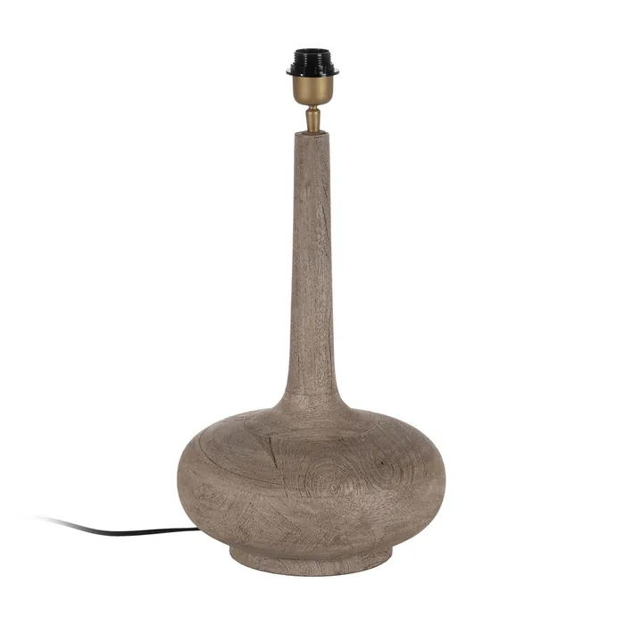 Corpuri de iluminat - Bază de lampă din lemn de mango sofisticat|Baze de lămpi elegante pentru decoruri moderne