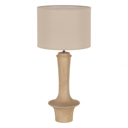 Baza lampa natur din mango pentru decor cald|Accesorii pentru iluminat interior din lemn [1]