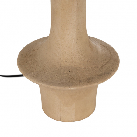 Baza lampa natur din mango pentru decor cald|Accesorii pentru iluminat interior din lemn [6]