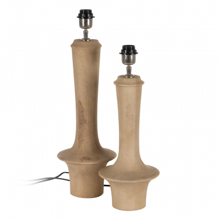 Baza lampa lemn alungita pentru decor sofisticat|Accesorii rustice pentru iluminat interior [2]