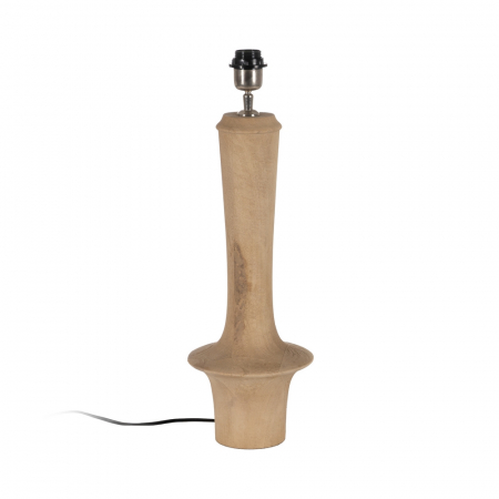 Japandi - Baza lampa lemn alungita pentru decor sofisticat|Accesorii rustice pentru iluminat interior