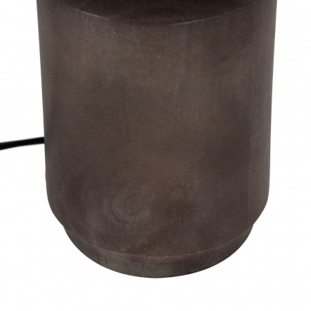 Baza lampa eleganta maro din lemn pentru decor natural|Accesorii pentru iluminat cald si rustic [6]