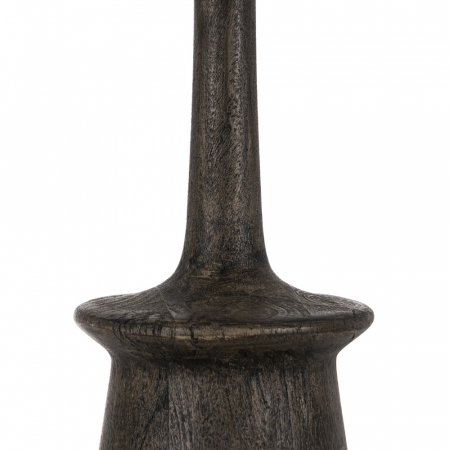 Baza lampa maro compacta pentru interioare elegante|Accesorii naturale pentru iluminat rafinat [4]