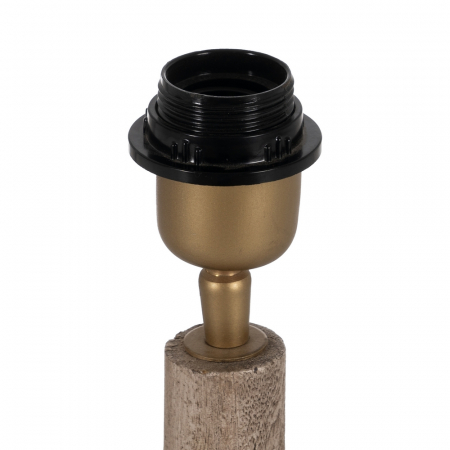 Baza lampa compacta maro pentru decor minimalist|Accesorii pentru iluminat cald si natural [3]