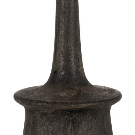 Baza lampa inalta maro pentru decor natural|Accesorii din lemn masiv pentru iluminat interior [4]