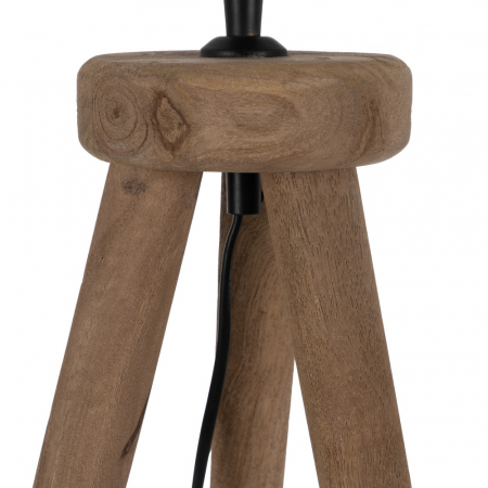 Baza lampa inalta maro pentru decor cald|Accesorii rustice pentru iluminat interior [4]