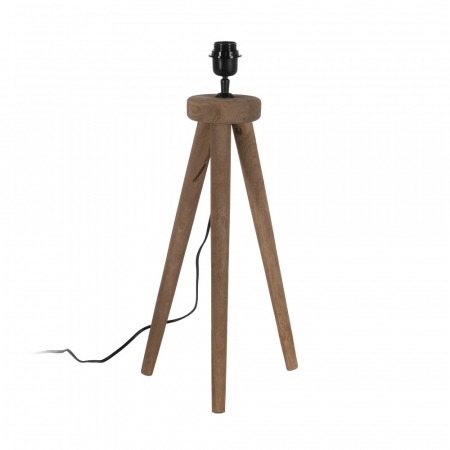 Corpuri de iluminat - Baza lampa inalta maro pentru decor cald|Accesorii rustice pentru iluminat interior