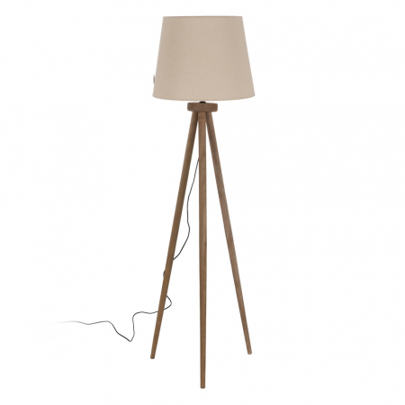 Baza lampa podea maro pentru spatii naturale|Accesorii inalte din lemn pentru iluminat relaxant [1]