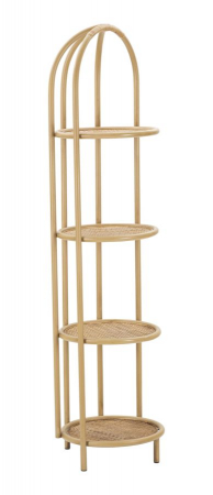 Biblioteca colt ratan design italian boho-chic CreativDeco [1]