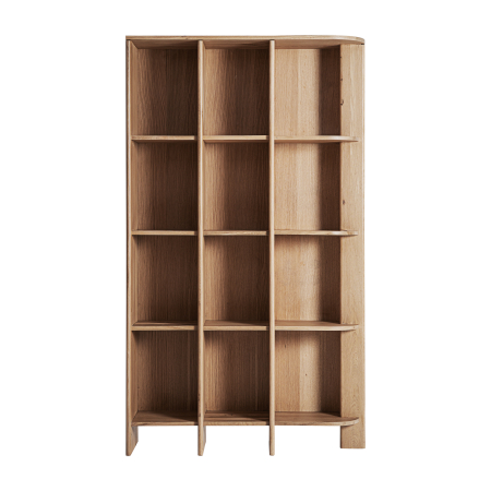 Biblioteci si Rafturi - Biblioteca lemn stejar design minimalist