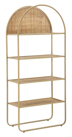 Bibliotecă ratan design italian boho-chic CreativDeco