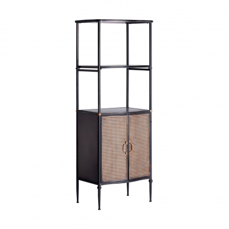Biblioteca industriala metal negru auriu|Biblioteci premium [1]