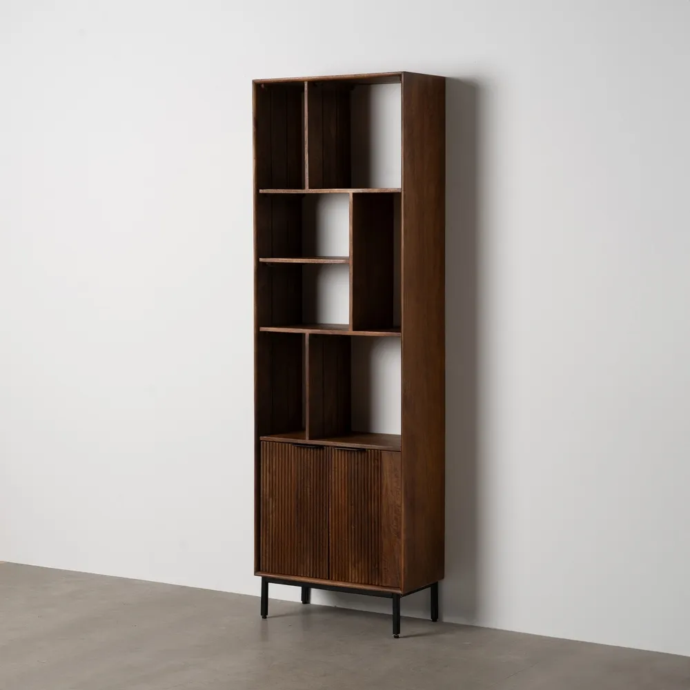 Talaia - Biblioteca ingusta din lemn mango | Biblioteci minimaliste