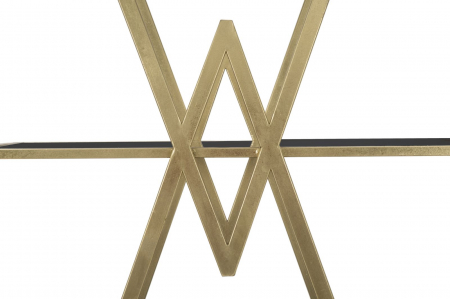 Biblioteca aurie 5 rafturi | Mobilier elegant | CreativDeco [4]