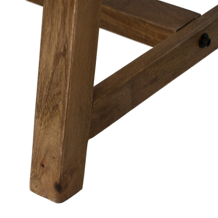 Birou din lemn de mango natural cu ușă decorativă [6]