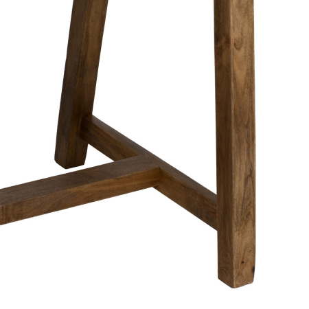 Birou din lemn de mango natural cu ușă decorativă [4]