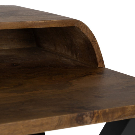 Birou din lemn de mango și metal negru [6]