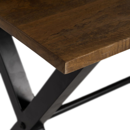 Birou din lemn de mango și metal negru [3]