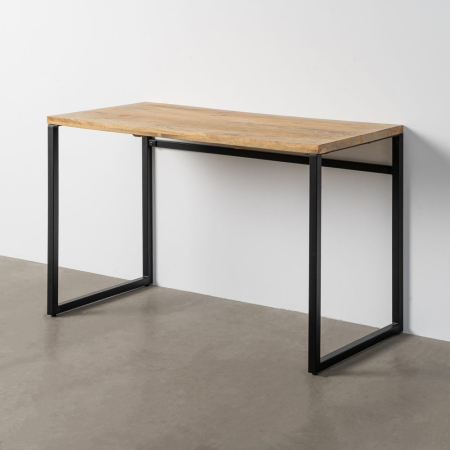 Birou lemn mango metal industrial minimalist [1]