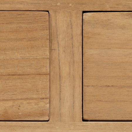 Birou din lemn de mindi cu 3 sertare fronturi teșite și cadru suplu cu traversă joasă [7]