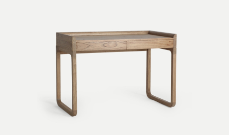 Birouri - Birou din lemn natural cu sertare și design nordic Lecce