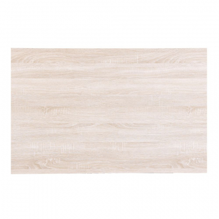 Birou Alpha stejar deschis cu structură metalică neagră [3]