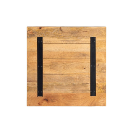 Blat de masă pătrat din lemn de mango natural 60x60 [2]