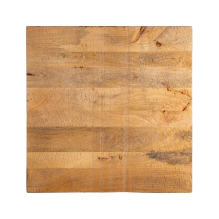 Accesorii mese - Blat de masă pătrat din lemn de mango natural 80x80