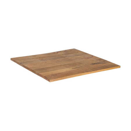 Blat de masă pătrat din lemn de mango natural 80x80 [1]