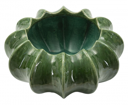 Bol decorativ ceramic verde Cactus [2]