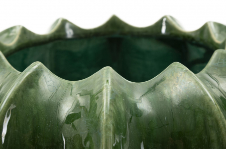Bol decorativ ceramic verde Cactus [3]