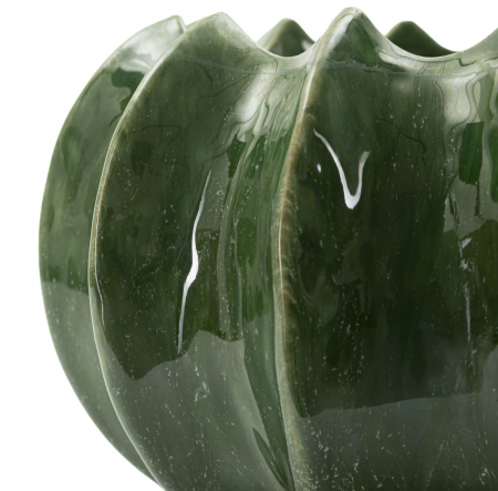 Bol decorativ ceramic verde Cactus [4]