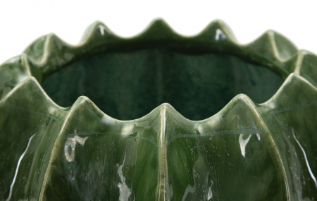 Bol decorativ ceramic verde Cactus [3]