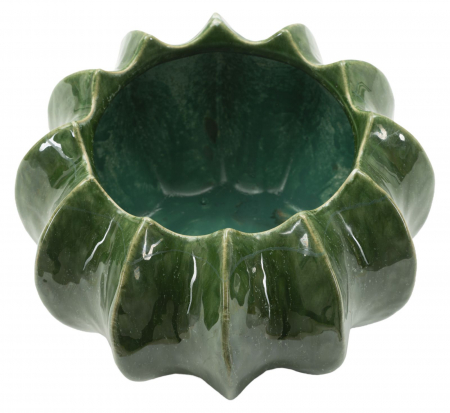 Bol decorativ ceramic verde Cactus [2]