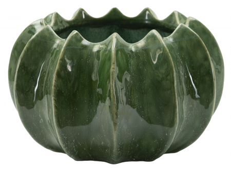 Servirea mesei - Bol decorativ ceramic verde Cactus
