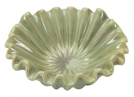 Bol decorativ ceramic verde Venice [5]