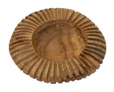 Bol decorativ lemn tec [2]
