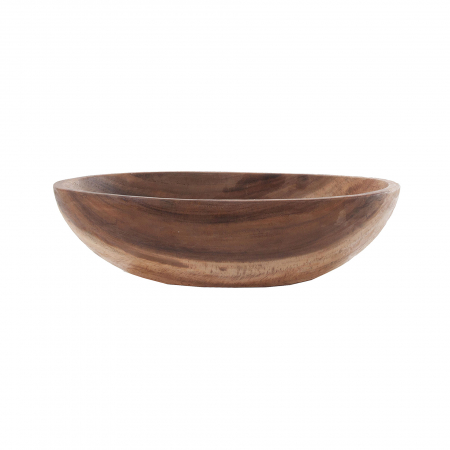 Boluri - Bol decorativ colonial lemn salcam maro|Vase decorative autentice