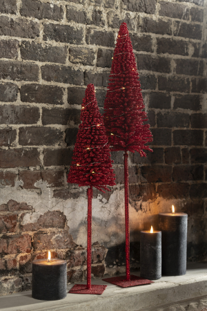 Bradut Craciun Rosu cu led, plastic, creativdeco.ro [2]