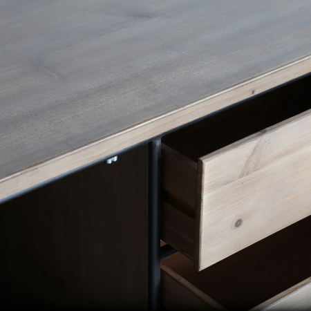 Bufet industrial Tirkane gri|Buffete moderne premium [4]