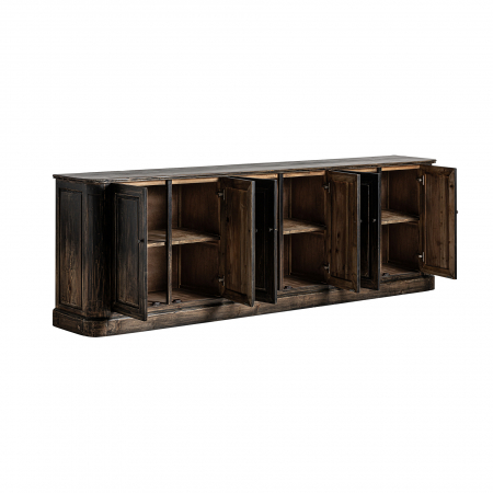 Comoda coloniala lemn reciclat maro|Mobilier sustenabil [2]